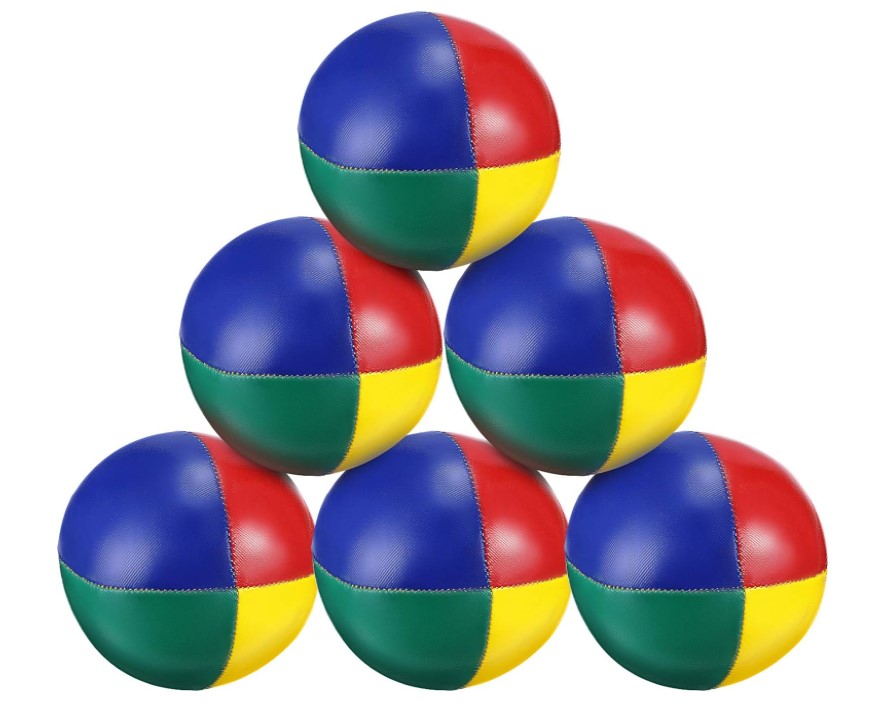 6 Packs Juggling Balls Set