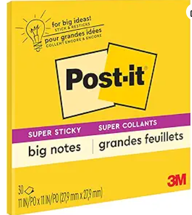 Post-it Super Sticky Big Notes